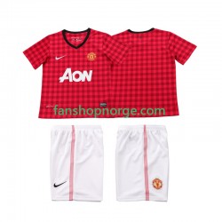 Billige Fotballdrakter Manchester United 2012 2013 Retro Barn Hjemmedrakt Kortermet