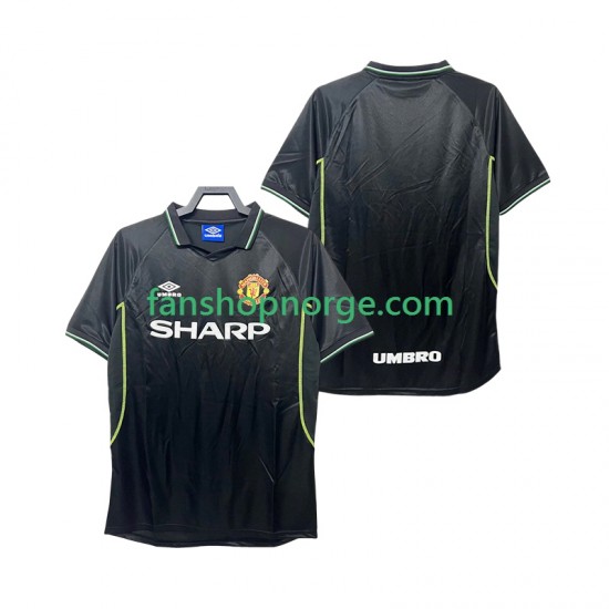 Billige Fotballdrakter Manchester United Retro Herre Tredjedrakt 1998 1999 Kortermet