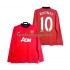 Billige Fotballdrakter Manchester United Rooney 10 2013 2014 Retro Herre Hjemmedrakt Langermet