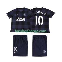 Billige Fotballdrakter Manchester United Rooney 10 2013 2014 Retro Barn Bortedrakt Kortermet