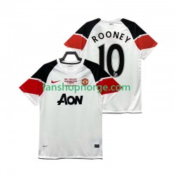 Billige Fotballdrakter Manchester United Rooney 10 Champions League 2012 Retro Herre Tredjedrakt 2011 Kortermet