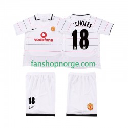 Billige Fotballdrakter Manchester United SCHOLES 18 2003 Retro Barn Tredjedrakt 2006 Kortermet