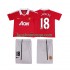 Billige Fotballdrakter Manchester United SCHOLES 18 Retro Barn Hjemmedrakt 2011 2010 Kortermet