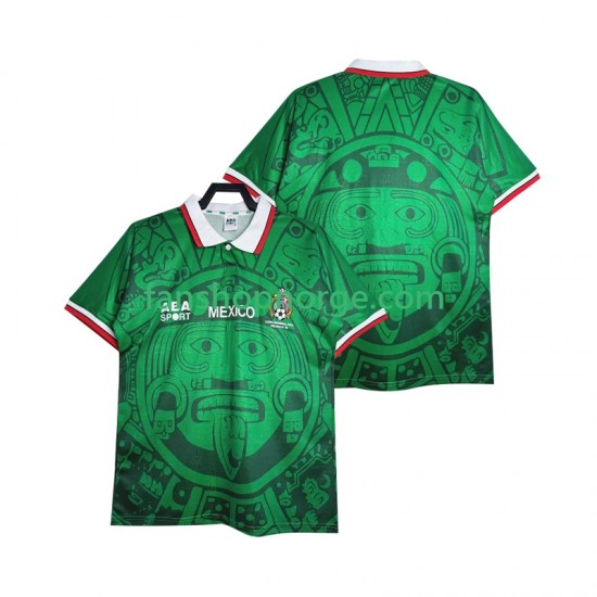 Billige Fotballdrakter Mexico Retro Herre Hjemmedrakt 1998 Kortermet