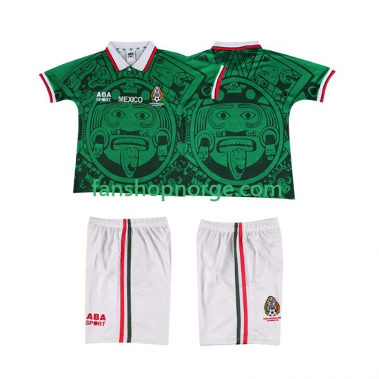 Billige Fotballdrakter Mexico Retro Barn Hjemmedrakt 1998 Kortermet
