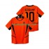 Billige Fotballdrakter Nederland BERGKAMP 10 Retro Herre Hjemmedrakt 2002 Kortermet