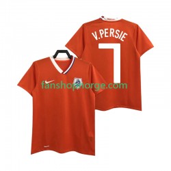 Billige Fotballdrakter Nederland Robin van Persie 7 Retro Herre Hjemmedrakt 2008 Kortermet