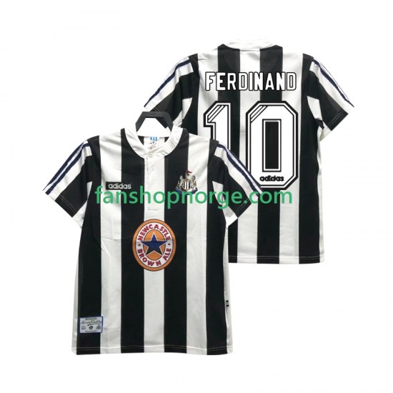 Billige Fotballdrakter Newcastle United FERDINANE 10 1995 1997 Retro Herre Hjemmedrakt Kortermet