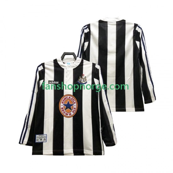 Billige Fotballdrakter Newcastle United 1995 1997 Retro Herre Hjemmedrakt Langermet