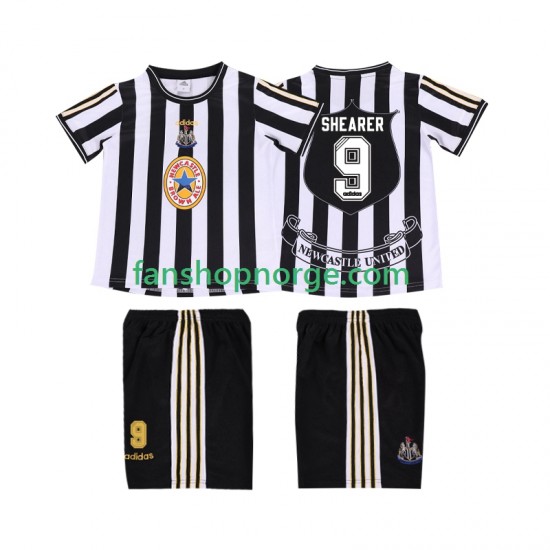 Billige Fotballdrakter Newcastle United SHEARER 9 1997 Retro Barn Hjemmedrakt 1999 Kortermet