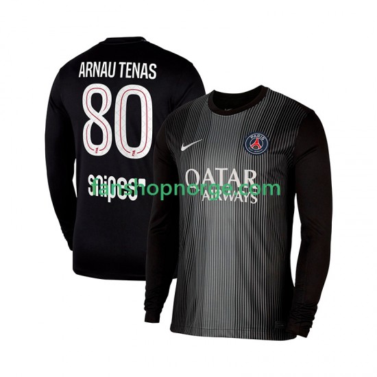 Billige Fotballdrakter Paris Saint-Germain Arnau Tenas 80 Keeper Herre Hjemmedrakt 2025-2026 Langermet