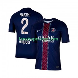 Billige Fotballdrakter Paris Saint-Germain Hakimi 2 Herre Hjemmedrakt 2025-2026 Kortermet