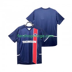 Billige Fotballdrakter Paris Saint-Germain 2003 Retro Herre Hjemmedrakt 2002 Kortermet