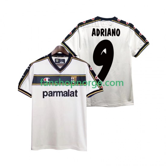 Billige Fotballdrakter Parma ADRIANO 9 2003 Retro Herre Bortedrakt 2002 Kortermet