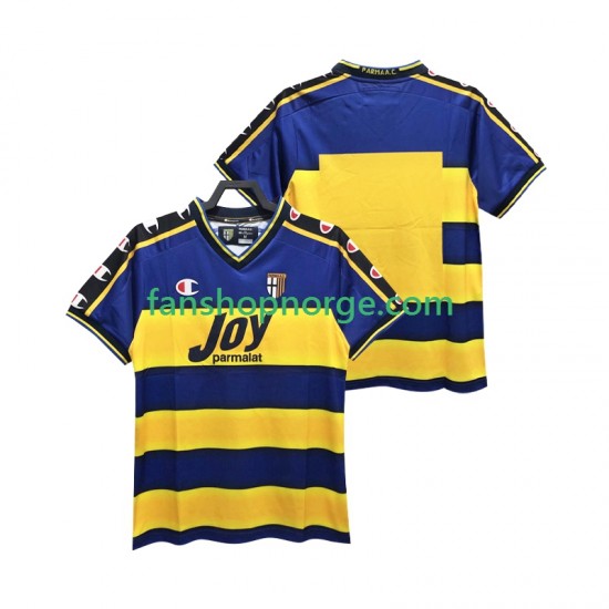 Billige Fotballdrakter Parma 2001 Retro Herre Hjemmedrakt 2002 Kortermet