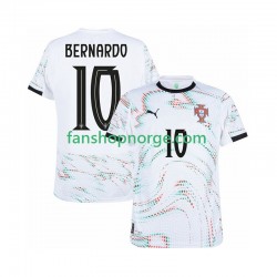 Billige Fotballdrakter Portugal Bernardo Silva 10 Herre Bortedrakt 2025-2026 Kortermet