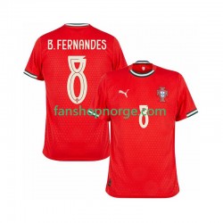 Billige Fotballdrakter Portugal Bruno Fernandes 8 Herre Hjemmedrakt 2025-2026 Kortermet