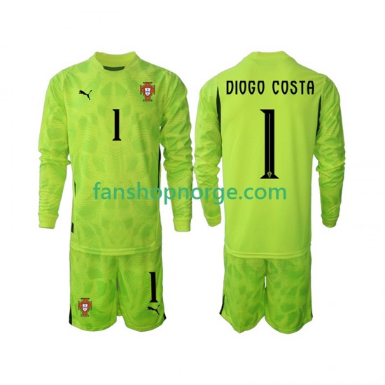 Billige Fotballdrakter Portugal Diogo Costa 1 Keeper Barn Hjemmedrakt 2025 Langermet