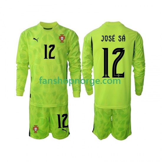 Billige Fotballdrakter Portugal Jose Sa 12 Keeper Barn Hjemmedrakt 2025 Langermet