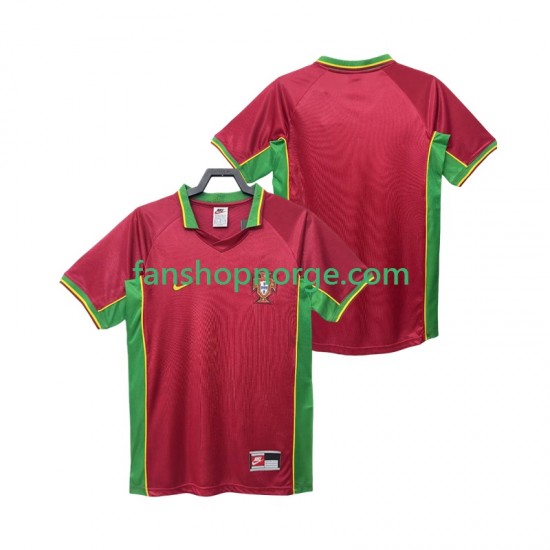 Billige Fotballdrakter Portugal Retro Herre Hjemmedrakt 1998 Kortermet