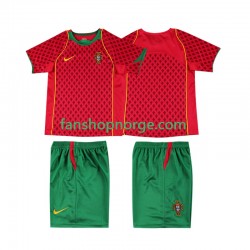 Billige Fotballdrakter Portugal Retro Barn Hjemmedrakt 2004 Kortermet