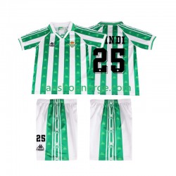 Billige Fotballdrakter Real Betis FINIDI 25 1996 1997 Retro Barn Hjemmedrakt Kortermet