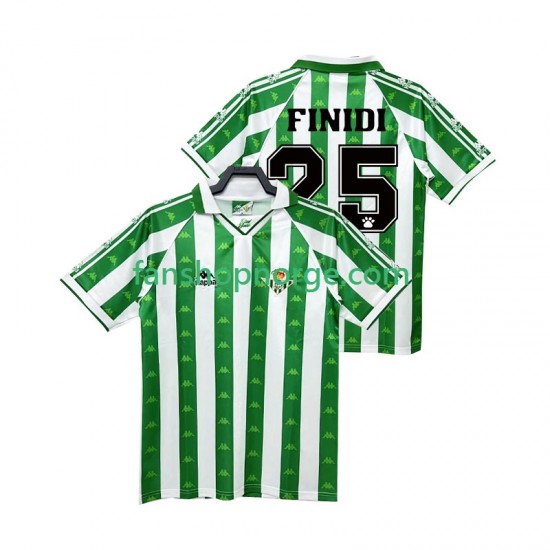 Billige Fotballdrakter Real Betis FINIDI 25 1996 1997 Retro Herre Hjemmedrakt Kortermet