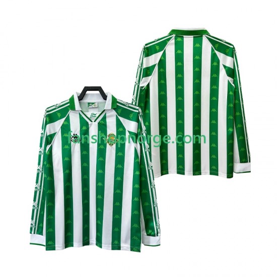 Billige Fotballdrakter Real Betis 1996 1997 Retro Herre Hjemmedrakt Langermet