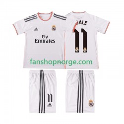 Billige Fotballdrakter Real Madrid BALE 11 2013 2014 Retro Barn Hjemmedrakt Kortermet