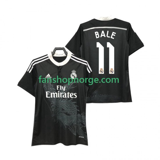 Billige Fotballdrakter Real Madrid BALE 11 2014 2015 Retro Herre Bortedrakt Kortermet