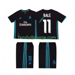 Billige Fotballdrakter Real Madrid Bale 11 2017 2018 Retro Barn Bortedrakt Kortermet