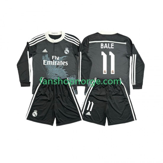 Billige Fotballdrakter Real Madrid Bale 11 2014 2015 Retro Barn Tredjedrakt Langermet