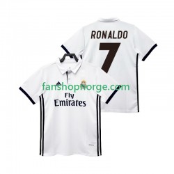 Billige Fotballdrakter Real Madrid CRISTIANO RONALDO 7 2017 2018 Retro Herre Hjemmedrakt Kortermet