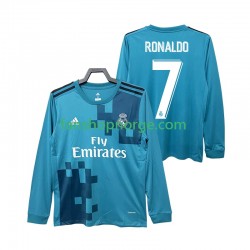 Billige Fotballdrakter Real Madrid CRISTIANO RONALDO 7 2017 2018 Retro Herre Tredjedrakt Langermet