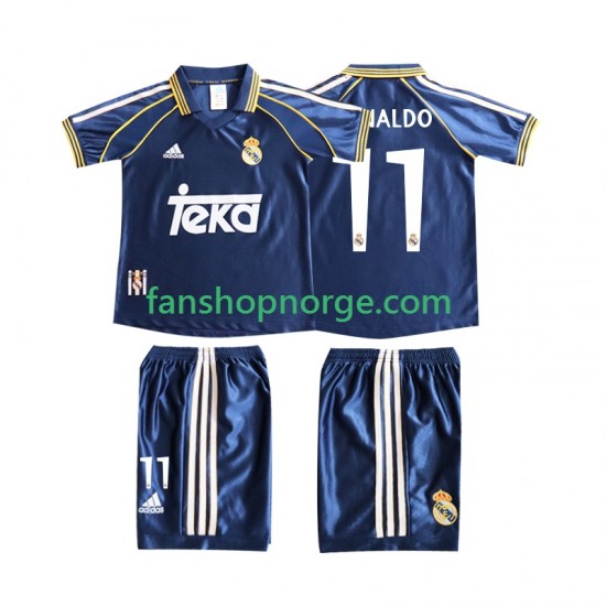 Billige Fotballdrakter Real Madrid Cristiano Ronaldo 11 Retro Barn Tredjedrakt 1998 1999 Kortermet