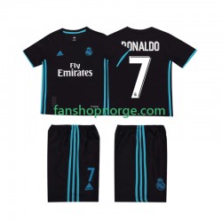 Billige Fotballdrakter Real Madrid Cristiano Ronaldo 7 2017 2018 Retro Barn Bortedrakt Kortermet