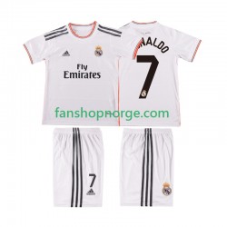 Billige Fotballdrakter Real Madrid Cristiano Ronaldo 7 2013 2014 Retro Barn Hjemmedrakt Kortermet
