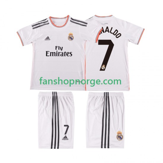 Billige Fotballdrakter Real Madrid Cristiano Ronaldo 7 2013 2014 Retro Barn Hjemmedrakt Kortermet