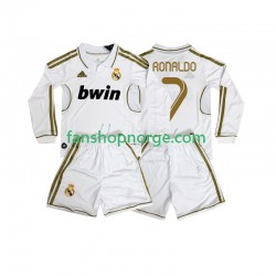 Billige Fotballdrakter Real Madrid Cristiano Ronaldo 7 2012 Retro Barn Hjemmedrakt 2011 Langermet