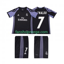 Billige Fotballdrakter Real Madrid Cristiano Ronaldo 7 2016 2017 Retro Barn Tredjedrakt Kortermet