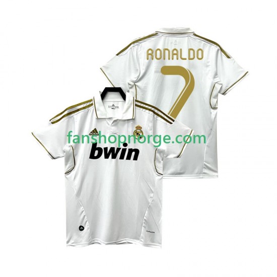 Billige Fotballdrakter Real Madrid Cristiano Ronaldo 7 2012 Retro Herre Hjemmedrakt 2011 Kortermet
