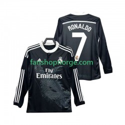 Billige Fotballdrakter Real Madrid Cristiano Ronaldo 7 2014 2015 Retro Herre Tredjedrakt Langermet