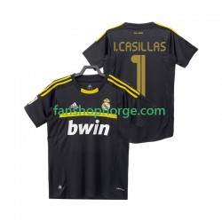 Billige Fotballdrakter Real Madrid I.CASILLAS 1 2012 Keeper Retro Herre Bortedrakt 2011 Kortermet
