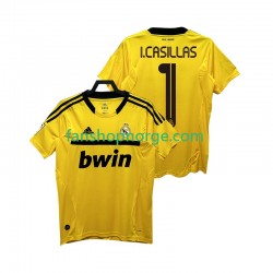 Billige Fotballdrakter Real Madrid I.CASILLAS 1 2012 Keeper Retro Herre Hjemmedrakt 2011 Kortermet