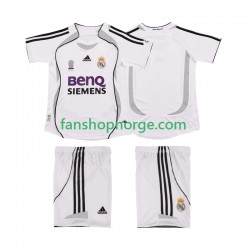 Billige Fotballdrakter Real Madrid 2007 Retro Barn Hjemmedrakt 2006 Kortermet