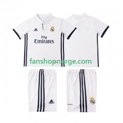 Billige Fotballdrakter Real Madrid 2016 2017 Retro Barn Hjemmedrakt Kortermet