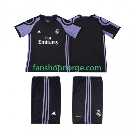Billige Fotballdrakter Real Madrid 2016 2017 Retro Barn Tredjedrakt Kortermet