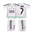 Billige Fotballdrakter Real Madrid RAUL 7 2007 Retro Barn Hjemmedrakt 2006 Kortermet