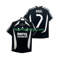 Billige Fotballdrakter Real Madrid RAUL 7 2007 Retro Herre Tredjedrakt 2006 Kortermet