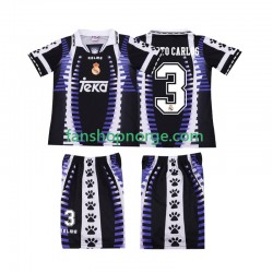Billige Fotballdrakter Real Madrid ROBERTO CARLOS 3 1997 Retro Barn Tredjedrakt 1998 Kortermet